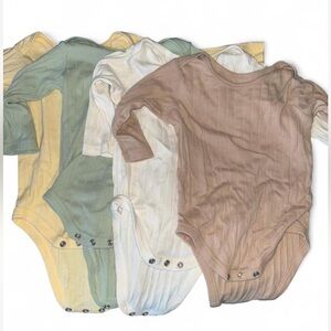 Cozy Kids One Piece Set - Green, Cream, Brown